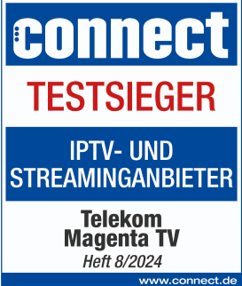 Connect-Testsieger IPTV- und Streaminganbieter, Telekom Magenta TV, Heft 8/2024