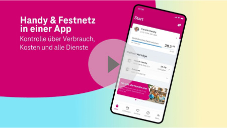 Symbolbild MeinMagenta App Handy & Festnetz in einer App