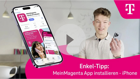 Symbolbild MeinMagenta App Installation iPhone