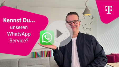 Symbolbild MeinMagenta App WhatsApp Service