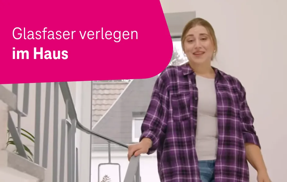 Vorschaubild zu Youtube Video: Glasfaser verlegen im Haus