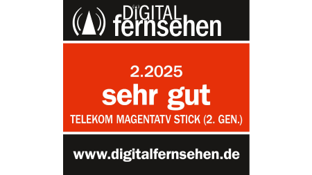 Digital Fernsehen, 02.2025, sehr gut, Test Telekom MagentaTV Stick 2. Generation