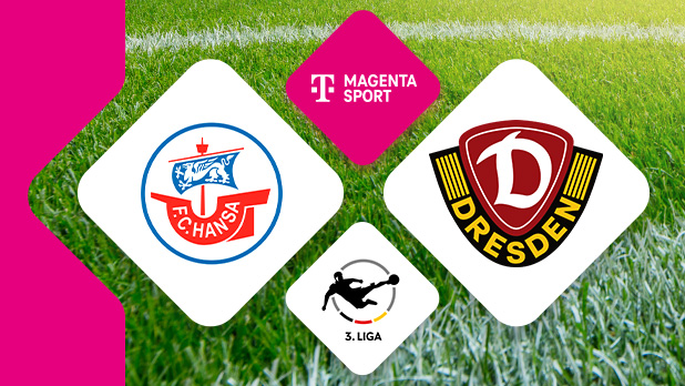 3. Liga: FC Hansa Rostock vs. SG Dynamo Dresden