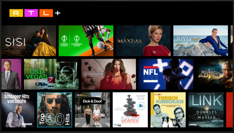 RTL+ Inhalte bei MagentaTV